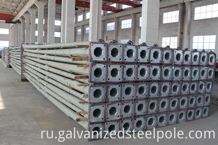 Steel Pole Pack And Delivery